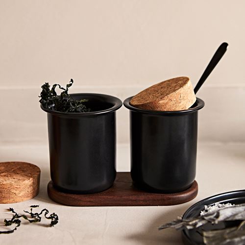 IKEA - KRÖSAMOS, yağdanlık standı, ceviz, 17x8 cm