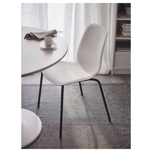 IKEA - LIDAS/SEFAST, chair, white/black