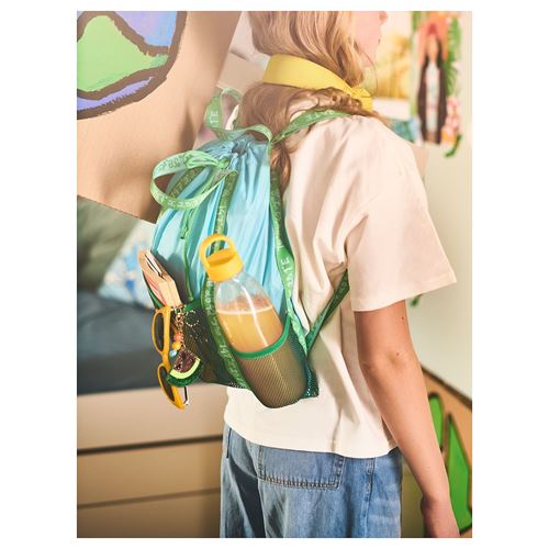 IKEA - BLAVINGAD, backpack, blue/green, 13 l