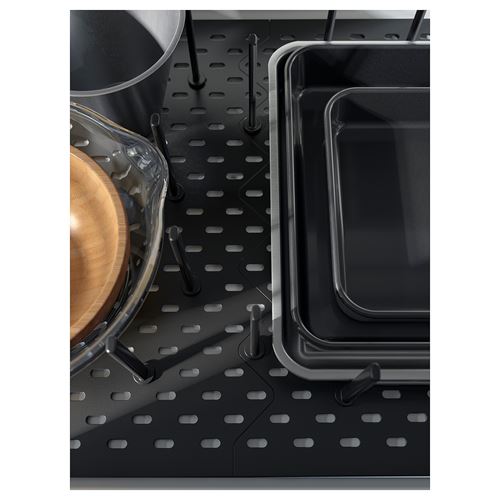IKEA - UPPDATERA, drawer organizer, anthracite, 60 cm