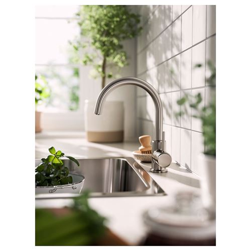 IKEA - GLYPEN, sink tap, stainless steel