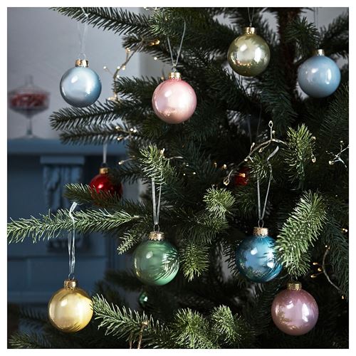 IKEA - VINTERFINT, tree ornament, mixed colours, 6 cm