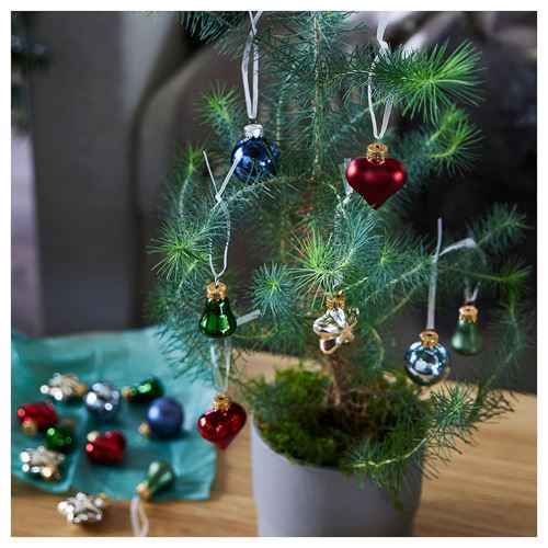 IKEA - VINTERFINT, tree ornament, multicolour