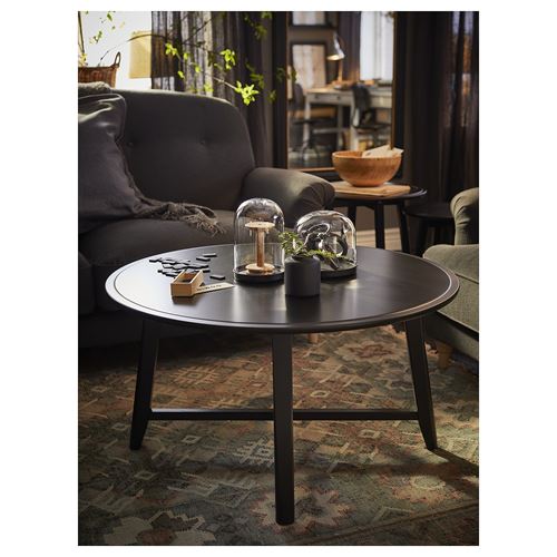 IKEA - KRAGSTA, coffee table, black, 90 cm