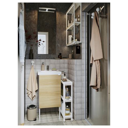 IKEA - VESKEN, serving table, white, 54x18x71 cm