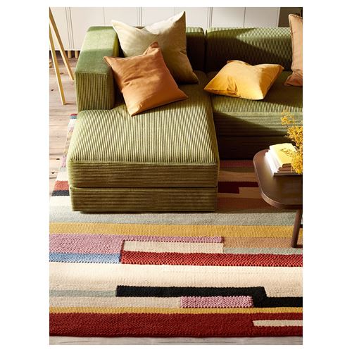 IKEA - JATTEBO, corner sofa, samsala dark yellow/green