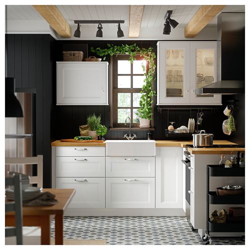 IKEA - KARLBY, tezgah, meşe kaplama, 186x3,8 cm