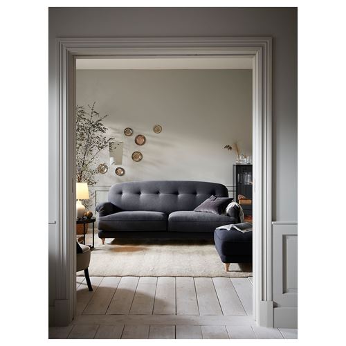 IKEA - ESSEBODA, 3-seat sofa, knaback anthracite