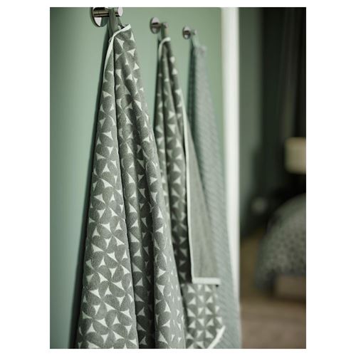 IKEA - ANGSNEJLIKA, banyo havlusu, gri-yeşil, 70x140 cm