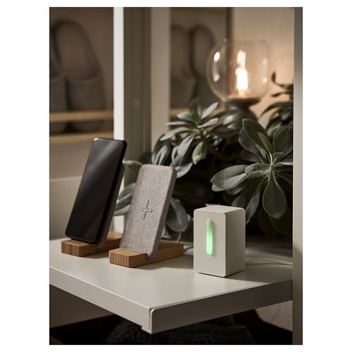 IKEA - FÖRNUFTIG/VINDRIKTNING, air purifier and air quality sensor, white/black