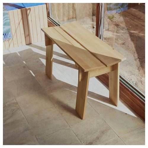 IKEA - BASTUA, bench, birch, 74 cm