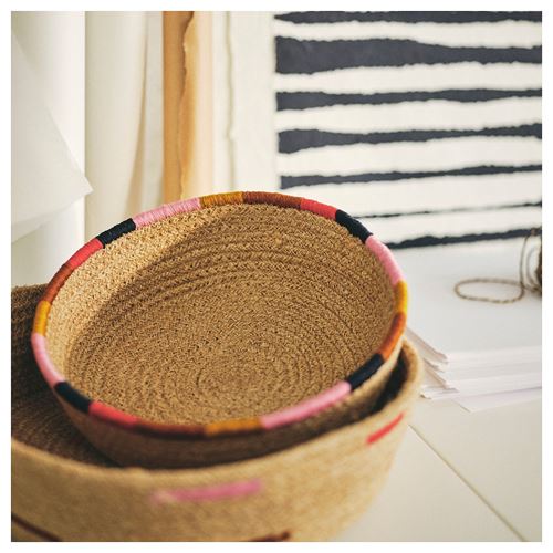 IKEA - MAVINN, basket, jute, 22 cm