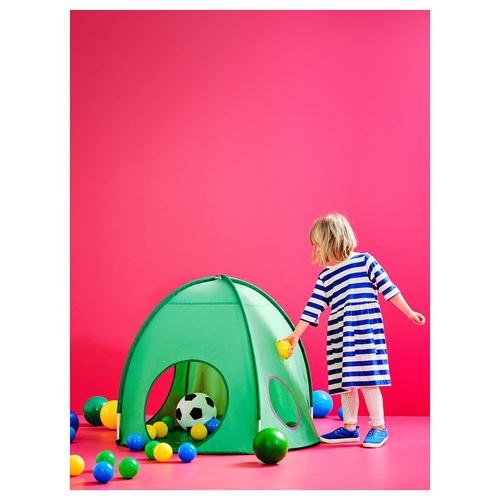 IKEA - DVARGMAS, children's tent, green, 98x80 cm