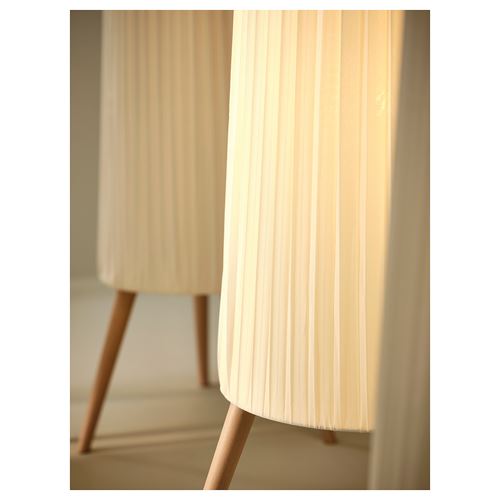 IKEA - ÖKENSAND, floor lamp, beech-white, 154 cm