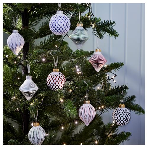 IKEA - VINTERFINT, tree ornament, multicolour