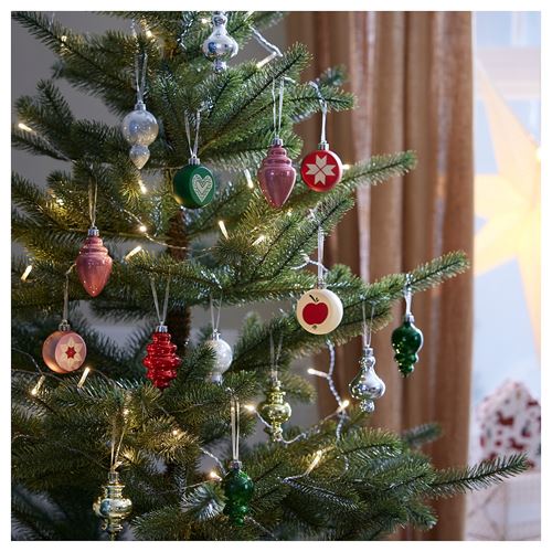 IKEA - VINTERFINT, tree ornament, multicolour