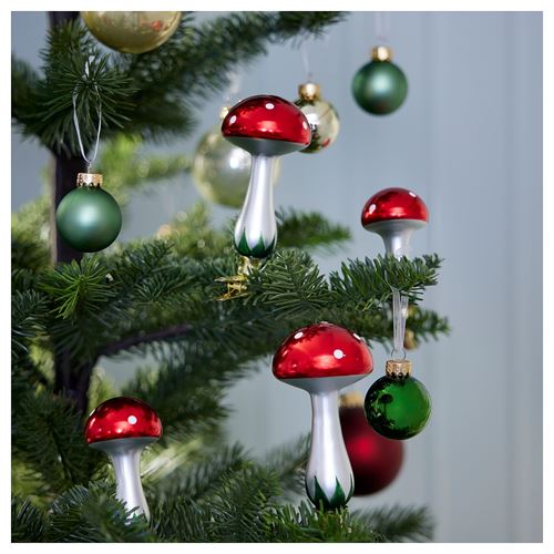 IKEA - VINTERFINT, tree ornament, red