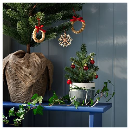 IKEA - VINTERFINT, artificial plant, christmas tree, 9 cm