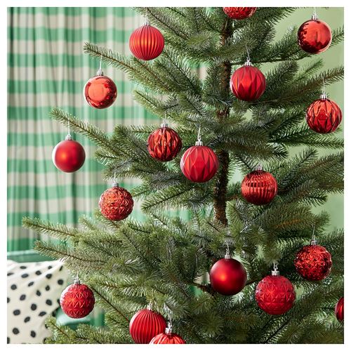 IKEA - VINTERFINT, tree ornament, red, 8 cm