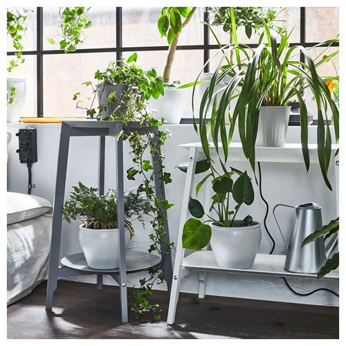 IKEA - ALPVIDE, plant stand, grey, 71 cm