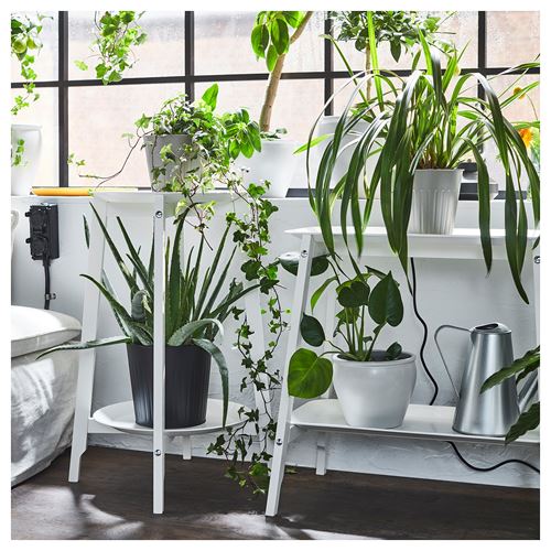 IKEA - ALPVIDE, plant stand, white, 71 cm