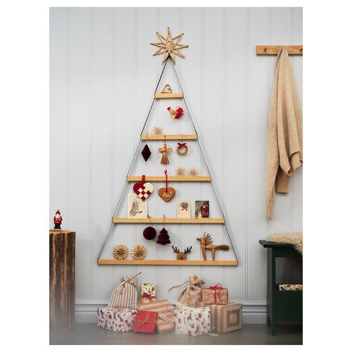 IKEA - VINTERFINT, tree ornament, red/white