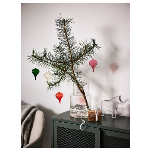 IKEA - VINTERFINT, tree ornament, multicolour, 6 cm