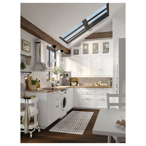 IKEA - MOLLEKULLA, tezgah, meşe kaplama, 186x3,8 cm