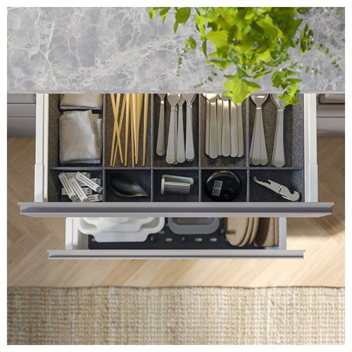 IKEA - UPPDATERA, drawer organizer, grey, 60 cm