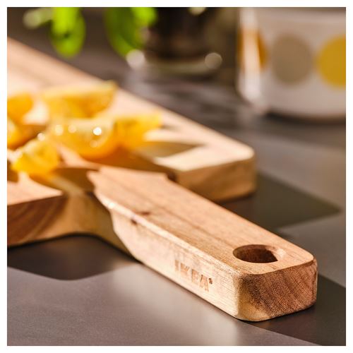 IKEA - BRÖGGAN, chopping board, acacia, 58x16 cm