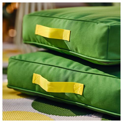 IKEA - BRÖGGAN, floor cushion, green, 45x45 cm