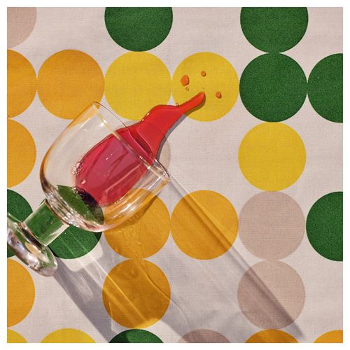 IKEA - BRÖGGAN, tablecloth, dot patterned-multicolor, 145x240 cm