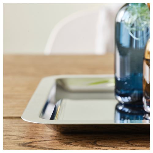 IKEA - DAKSJUS, tepsi, paslanmaz çelik, 42x22 cm