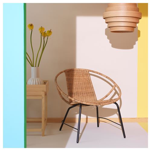 IKEA - ORRESLATT, rattan koltuk, rattan-antrasit