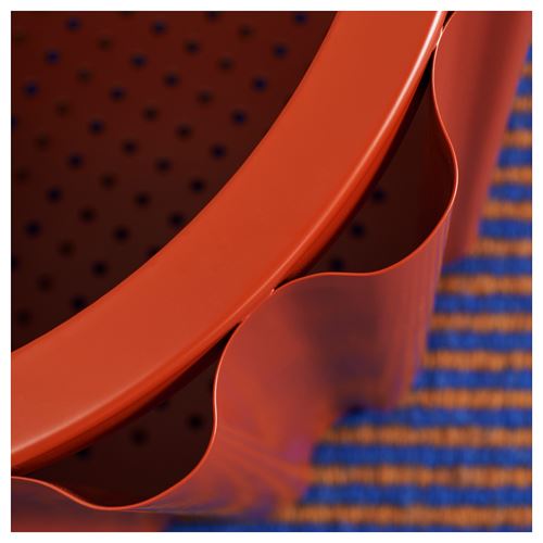 IKEA - TESAMMANS, sehpa, kırmızı-pembe, 37x37 cm