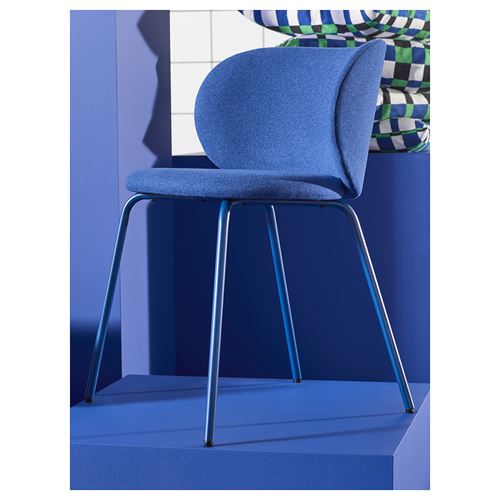 IKEA - KRYLBO, upholstered chair, Tonerud blue