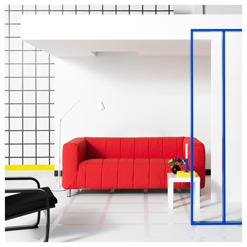 IKEA - KLIPPAN, 2-seat sofa, langban bright red