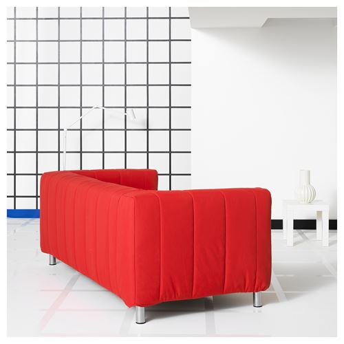 IKEA - KLIPPAN, 2-seat sofa cover, langban bright red