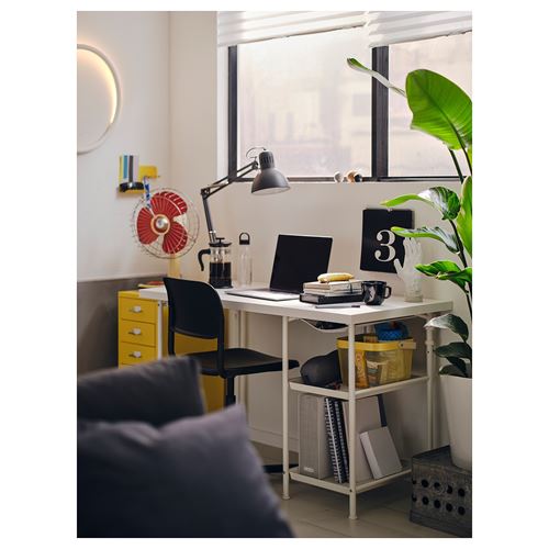 IKEA - SPAND, desk leg, white, 70 cm