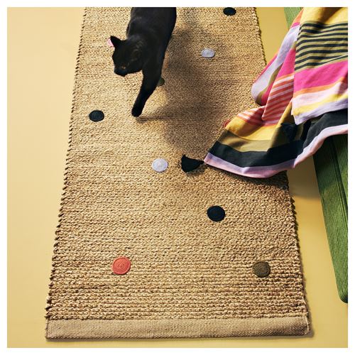 IKEA - MAVINN, jute rug, natural, 70x180 cm