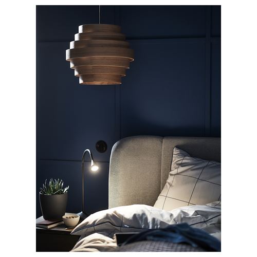 IKEA - NAVLINGE, LED'li çalışma lambası, siyah, 52 cm