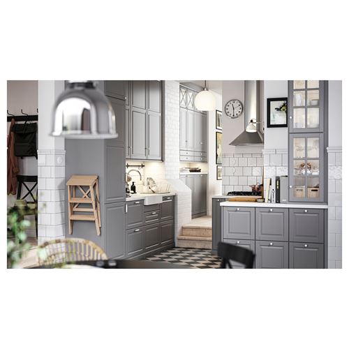 IKEA - SALJAN, tezgah, beyaz-açık gri taş görünüm-laminat, 246x3,8 cm