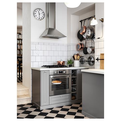 IKEA - SALJAN, tezgah, beyaz-açık gri taş görünüm-laminat, 246x3,8 cm