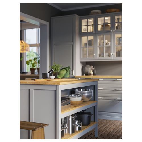 IKEA - SALJAN, worktop, oak effect-laminate, 186x3,8 cm