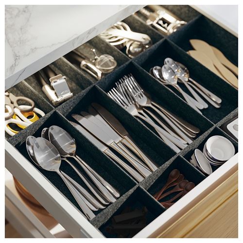 IKEA - UPPDATERA, çekmece düzenleyici, gri, 60 cm