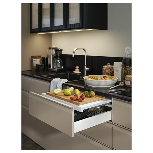 IKEA - KILSVIKEN/LILLVIKEN, single-bowl insert sink, black, 56x46 cm