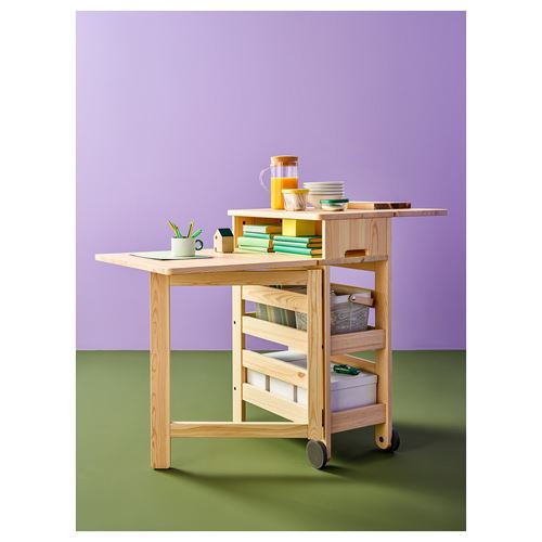 IKEA - RESARÖ, folding kitchen table, pine, seats 1-2
