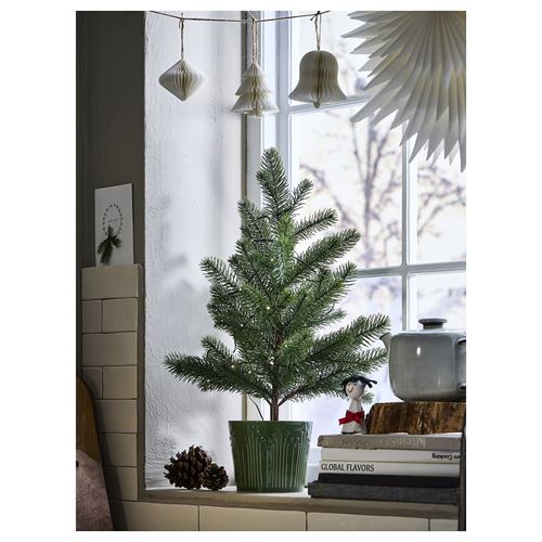 IKEA - VINTERFINT, artificial plant, green, 12 cm