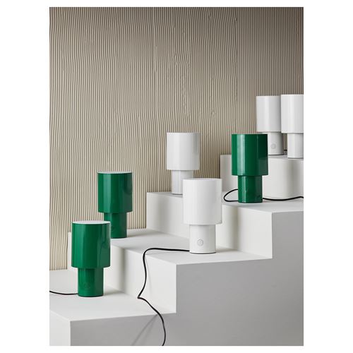 IKEA - SPETSBOJ, masa lambası, yeşil, 22 cm