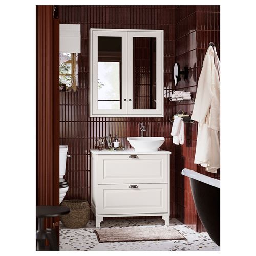 IKEA - ENERYDA, handle, chrome-plated, 89 mm